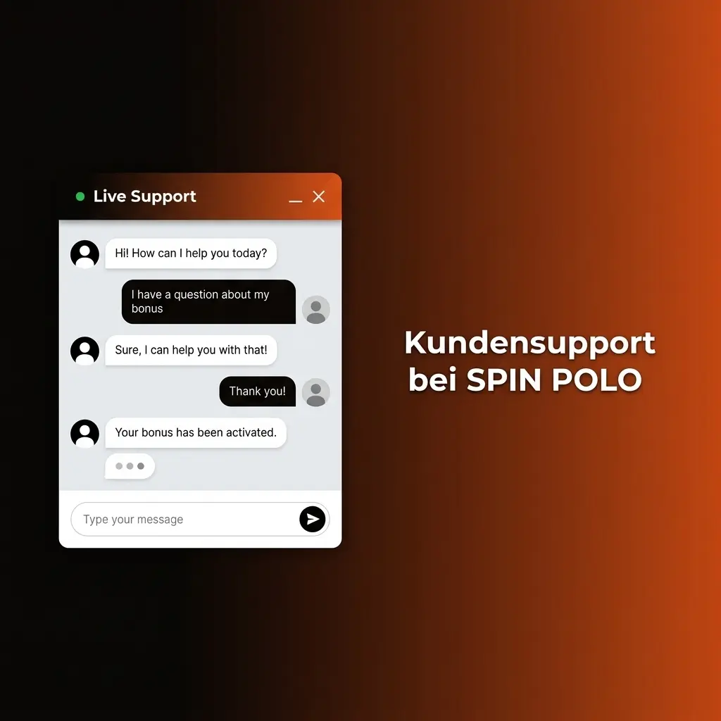 SPIN POLO Kundensupport – Live-Chat, E-Mail und FAQ für Einzahlungen, Auszahlungen und Kontofragen