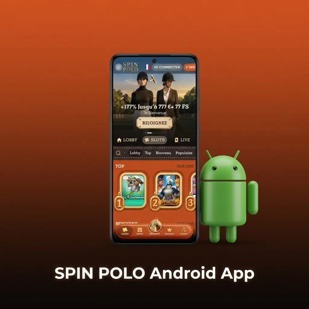 SPIN POLO Android App – Mobiles Wetten und Casino-Spiele kostenlos herunterladen