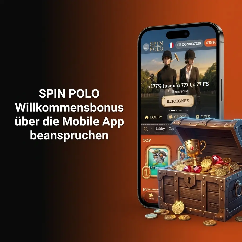 SPIN POLO App auf Smartphone – Willkommensbonus über Android oder iOS beanspruchen