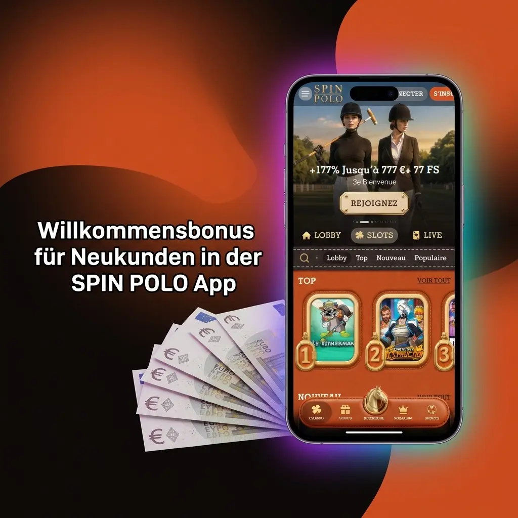 SPIN POLO App Willkommensbonus: Sportbonus oder 777% Casinobonus bis 7.777 EUR und 385 Freispiele für Neukunden