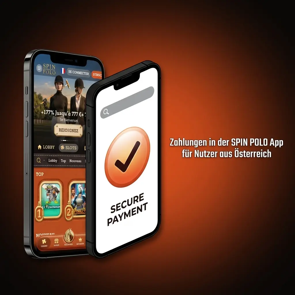 Zahlungsmethoden in der SPIN POLO App für Österreich: Visa, Mastercard, Klarna, Bitcoin und mehr ab 10 EUR